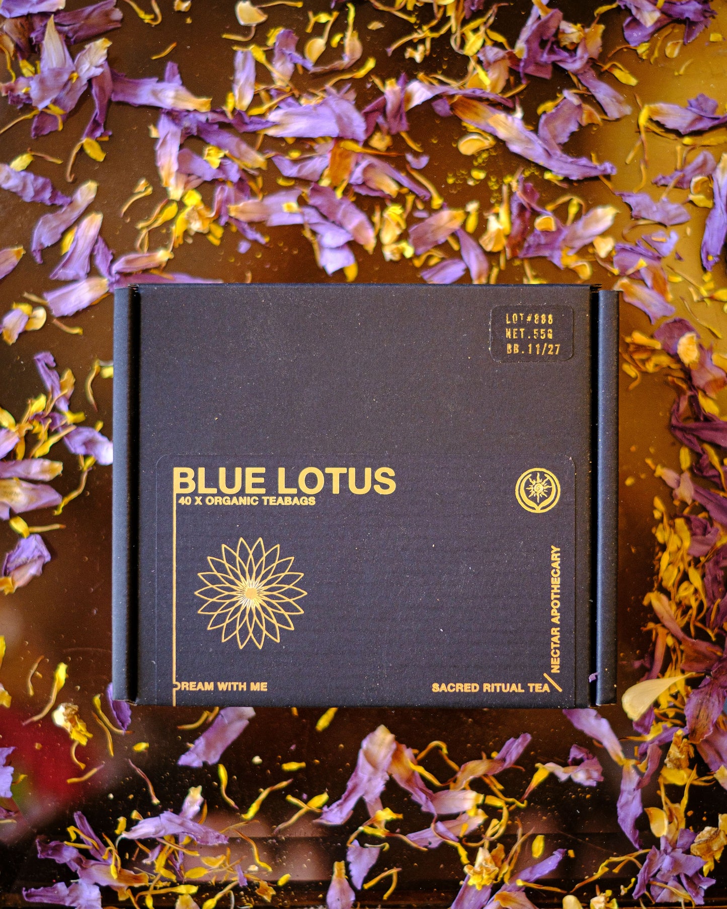 Organic Blue Lotus Teabag Box